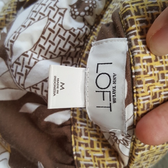 Hawaiian print tube dress Loft - Picture 2 of 4